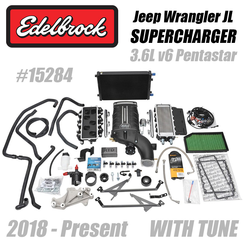 Jeep Wrangler JL Supercharger by Edelbrock