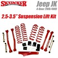 Jeep Wrangler JK 4-Door 2.5-3.5" Suspension Lift Kit with Hydro Shocks by SkyJacker