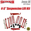 Jeep Wrangler JK 4-Door 4-5" Suspension Lift Kit with Nitro Shocks by SkyJacker