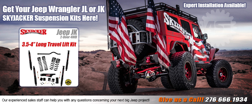 Jeep Wrangler JL and JK Lift Kits by Skyjacker!