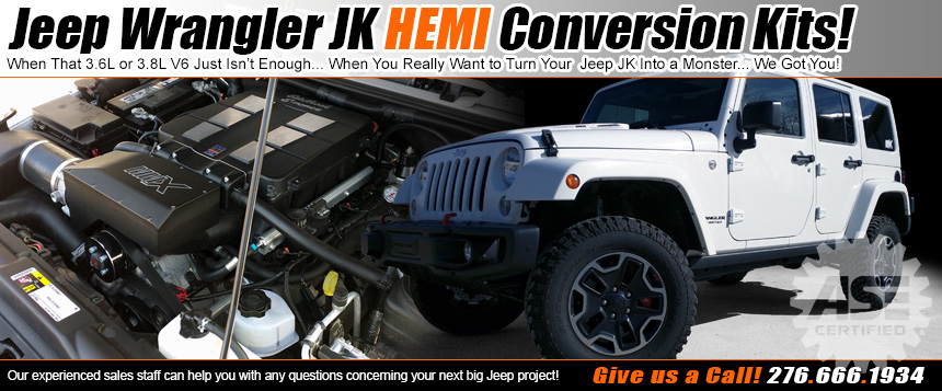 Jeep Wrangler JK HEMI Conversions