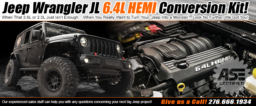 Jeep Wrangler JL HEMI Conversions