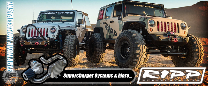 RIPP Supercharger Systems and Jeep Performance MODS