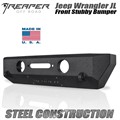 Jeep Wrangler JL Steel Front Bumper - Stubby by Reaper Off Road