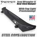 Jeep Wrangler JL Steel Rear Bumper With Fog Light Provisions by Reaper Off Road