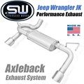 2007-2018 Jeep Wrangler JK Axleback Exhaust System by Stainless Works