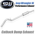 2012-2018 Jeep Wrangler JK Catback Dump Exhaust System by Stainless Works