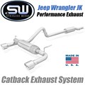 2012-2018 Jeep Wrangler JK Catback Exhaust System by Stainless Works