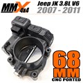 2007-2011 Jeep JK 3.8L 68mm Ported Throttle Body by Modern Muscle