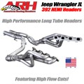 Jeep Wrangler JL 392 HEMI Long Tube Headers 1.875inch by American Racing Headers