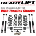 Jeep Wrangler JL 3.5" Lift Kit With Teraflex 9550 Shocks by ReadyLift