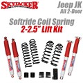 Jeep Wrangler JK 2-Door 2-2.5" Softride Coil Spring Lift Kit with Hydro Shocks by SkyJacker