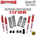 Jeep Wrangler JK 2-Door 2-2.5" Softride Coil Spring Lift Kit with Nitro Shocks by SkyJacker