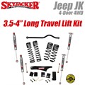 Jeep Wrangler JK 4-Door 4WD 3.5-4" Dual Rate Long Travel Lift Kit with M95 Shocks by SkyJacker