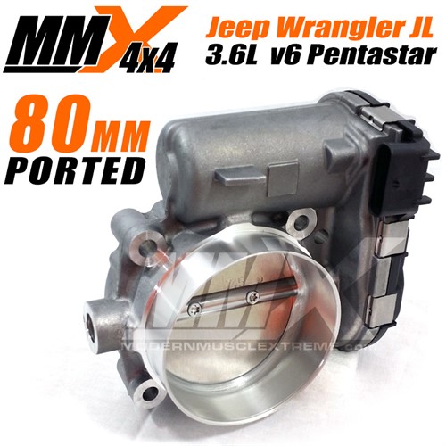 2018-2021 Jeep Wrangler JL  80mm Ported Throttle Body by MMX4x4